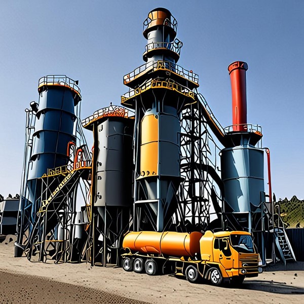 pabrik asphalt mixing plant (AMP) semarang