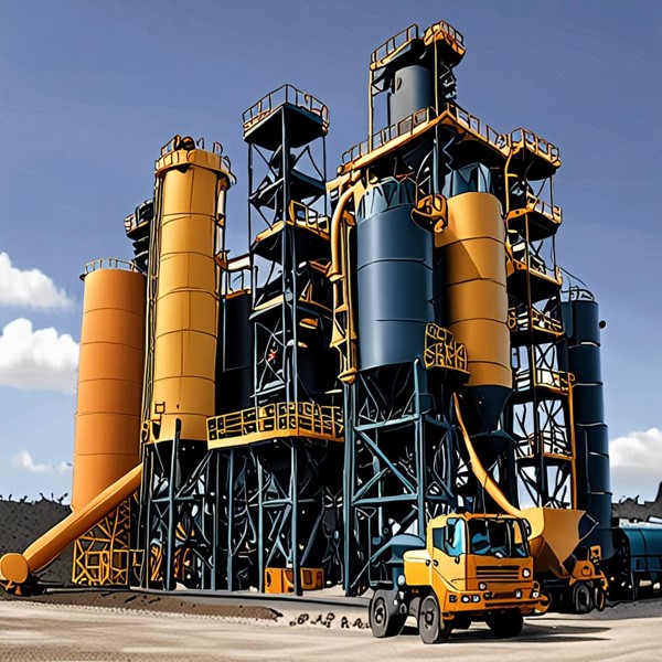 pabrik asphalt mixing plant (AMP) semarang